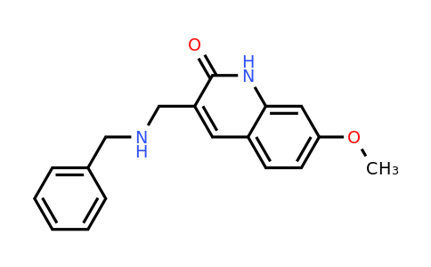 CAS 462067-61-4 | 3-((Benzylamino)methyl)-7-methoxyquinolin-2(1H)-one