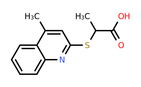 CAS 462068-47-9 | 2-((4-Methylquinolin-2-yl)thio)propanoic acid