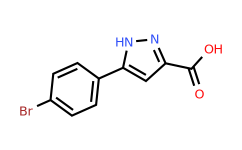 CAS 46413-66-5 | 5-(4-Bromophenyl)-1H-pyrazole-3-carboxylic acid