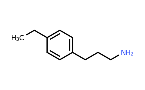 CAS 465529-32-2 | 3-(4-Ethyl-phenyl)-propylamine