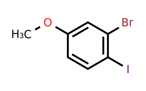 CAS 466639-53-2 | 2-Bromo-1-iodo-4-methoxybenzene