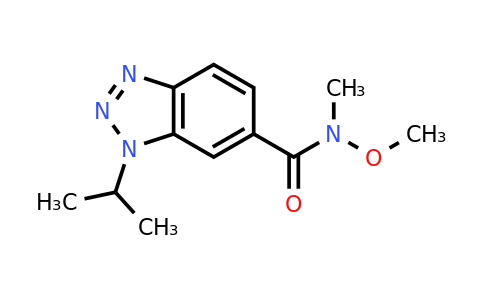 CAS 467235-06-9 | 1-Isopropyl-N-methoxy-N-methyl-1H-benzo[D][1,2,3]triazole-6-carboxamide