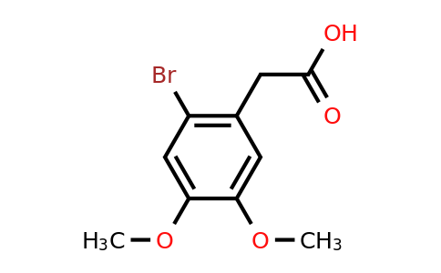 CAS 4697-62-5 | 2-(2-bromo-4,5-dimethoxyphenyl)acetic acid