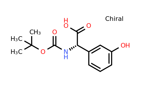 CAS 46988-94-7 | (2S)-2-[(Tert-butoxy)carbonylamino]-2-(3-hydroxyphenyl)acetic acid