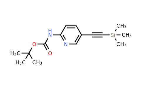(5-Trimethylsilanylethynyl-pyridin-2-YL)-carbamic acid tert-butyl ester