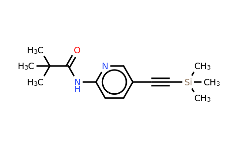2,2-Dimethyl-N-(5-trimethylsilanylethynyl-pyridin-2-YL)-propionamide