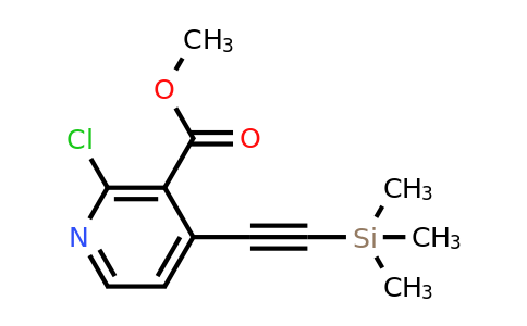 2-Chloro-4-trimethylsilanylethynyl-nicotinic acid methyl ester