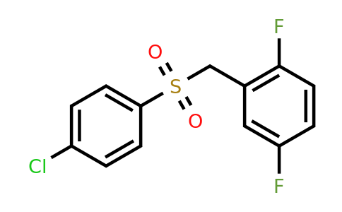 CAS 470716-51-9 | 2-((4-Chlorophenylsulfonyl)methyl)-1,4-difluorobenzene