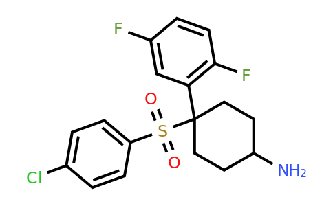 CAS 471903-58-9 | 4-((4-chlorophenyl)sulfonyl)-4-(2,5-difluorophenyl)cyclohexan-1-amine