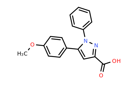 CAS 47209-42-7 | 5-(4-Methoxyphenyl)-1-phenyl-1H-pyrazole-3-carboxylic acid