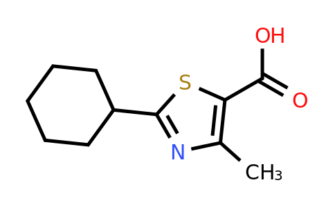 CAS 472805-56-4 | 2-cyclohexyl-4-methyl-1,3-thiazole-5-carboxylic acid