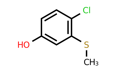 CAS 473255-64-0 | 4-Chloro-3-(methylthio)phenol