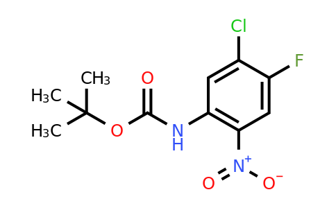 CAS 473547-10-3 | tert-butyl (5-chloro-4-fluoro-2-nitrophenyl)carbamate