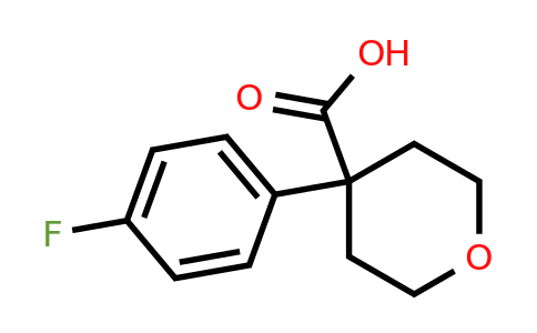 CAS 473706-11-5 | 4-(4-Fluorophenyl)tetrahydro-2H-pyran-4-carboxylic acid