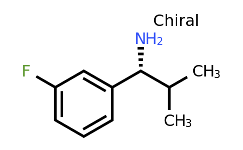 CAS 473733-18-5 | (R)-1-(3-Fluorophenyl)-2-methylpropan-1-amine