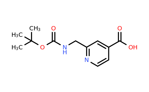 CAS 473924-63-9 | 2-({[(tert-butoxy)carbonyl]amino}methyl)pyridine-4-carboxylic acid