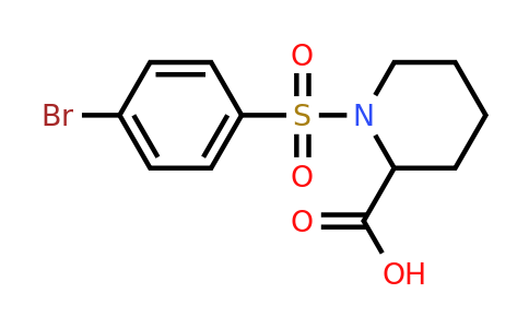 CAS 474625-93-9 | 1-(4-bromobenzenesulfonyl)piperidine-2-carboxylic acid