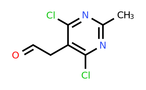 CAS 474656-37-6 | 2-(4,6-Dichloro-2-methylpyrimidin-5-yl)acetaldehyde