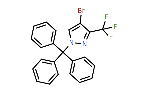 CAS 474706-50-8 | 4-Bromo-3-(trifluoromethyl)-1-trityl-1H-pyrazole
