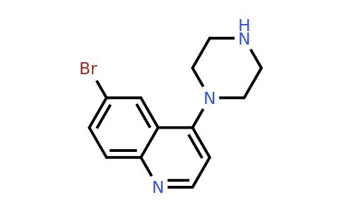 CAS 474707-24-9 | 6-Bromo-4-(piperazin-1-YL)quinoline