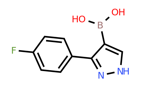 CAS 474711-98-3 | 3-(4-Fluorophenyl)-1H-pyrazol-4-ylboronic acid