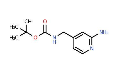 CAS 474809-21-7 | tert-butyl N-[(2-aminopyridin-4-yl)methyl]carbamate