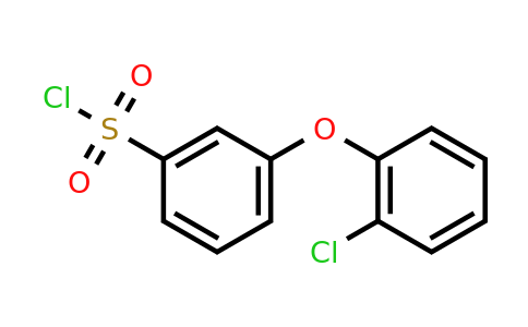 CAS 474947-79-0 | 3-(2-Chlorophenoxy)benzene-1-sulfonyl chloride