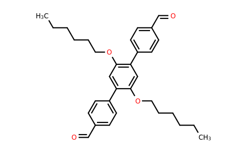 CAS 474974-24-8 | 2',5'-Bis(hexyloxy)-[1,1':4',1''-terphenyl]-4,4''-dicarbaldehyde