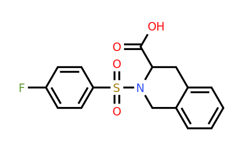 CAS 475041-45-3 | 2-(4-fluorobenzenesulfonyl)-1,2,3,4-tetrahydroisoquinoline-3-carboxylic acid