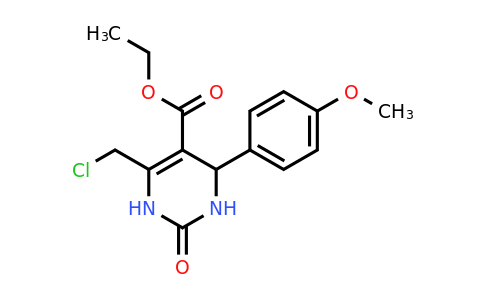 CAS 475042-38-7 | 6-Chloromethyl-4-(4-methoxy-phenyl)-2-oxo-1,2,3,4-tetrahydropyrimidine-5-carboxylic acid ethyl ester