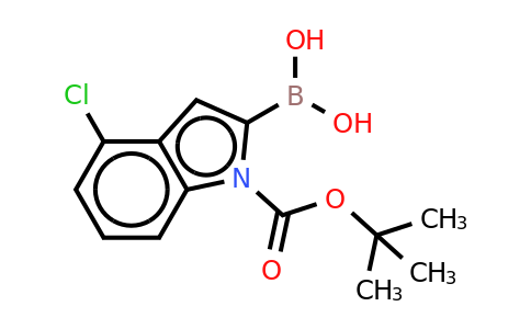 CAS 475102-11-5 | 4-Chloro-N-(boc)-indole-2-boronic acid