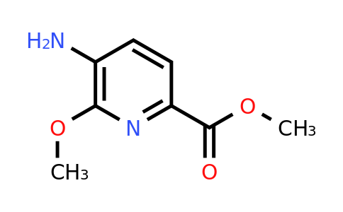 CAS 475272-68-5 | Methyl 5-amino-6-methoxypicolinate