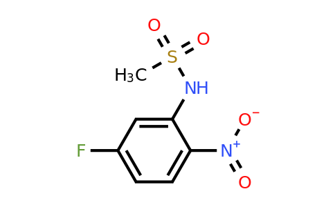 CAS 475278-66-1 | N-(5-Fluoro-2-nitrophenyl)methanesulfonamide