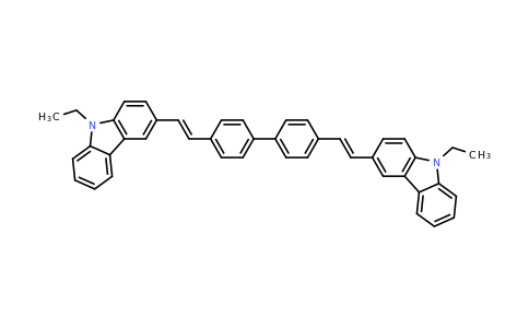 CAS 475480-90-1 | 4,4'-Bis(2-(9-ethyl-9H-carbazol-3-yl)vinyl)-1,1'-biphenyl
