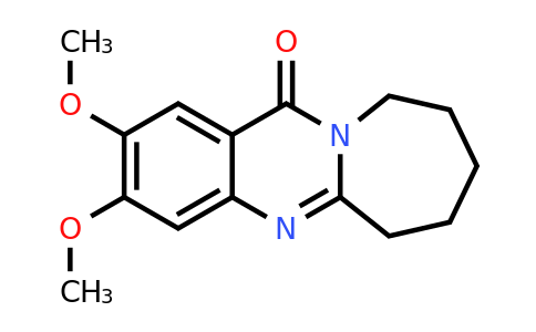 CAS 475638-35-8 | 2,3-dimethoxy-6H,7H,8H,9H,10H,12H-azepino[2,1-b]quinazolin-12-one