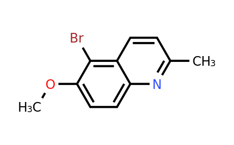 CAS 475682-39-4 | 5-Bromo-6-methoxy-2-methylquinoline