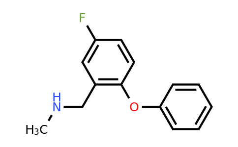 CAS 476310-75-5 | 1-(5-Fluoro-2-phenoxyphenyl)-N-methylmethanamine