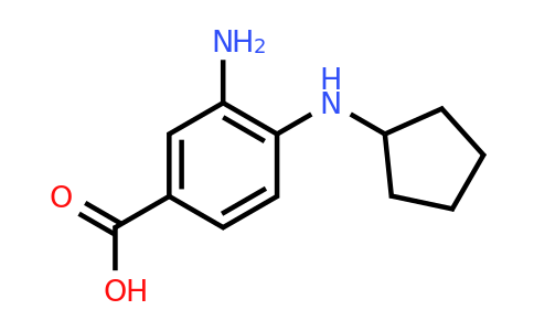 CAS 476634-96-5 | 3-Amino-4-(cyclopentylamino)benzoic acid