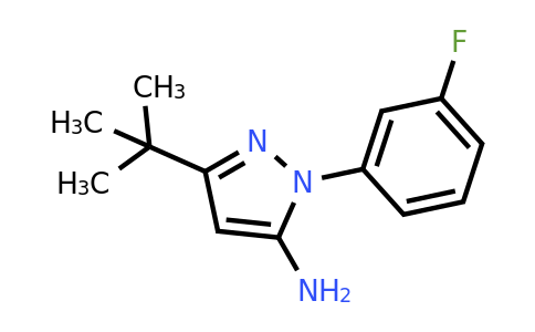CAS 476637-06-6 | 5-Tert-butyl-2-(3-fluoro-phenyl)-2H-pyrazol-3-ylamine