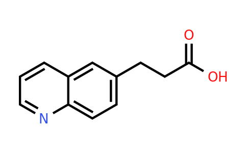 CAS 476660-20-5 | 3-(Quinolin-6-yl)propanoic acid