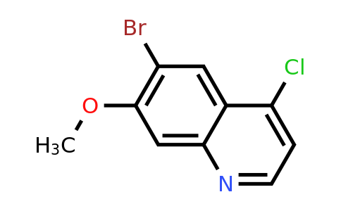 CAS 476660-71-6 | 6-Bromo-4-chloro-7-methoxyquinoline