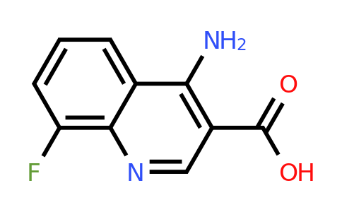 CAS 476683-65-5 | 4-Amino-8-fluoroquinoline-3-carboxylic acid