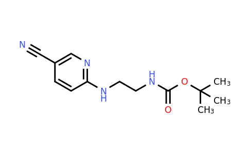 CAS 477290-49-6 | tert-Butyl (2-((5-cyanopyridin-2-yl)amino)ethyl)carbamate