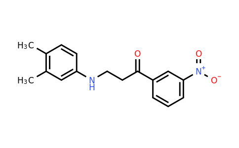 CAS 477319-16-7 | 3-((3,4-Dimethylphenyl)amino)-1-(3-nitrophenyl)propan-1-one