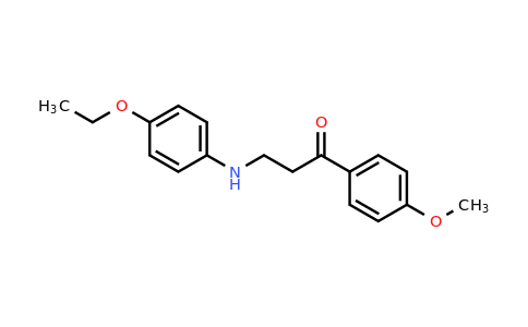 CAS 477319-99-6 | 3-((4-Ethoxyphenyl)amino)-1-(4-methoxyphenyl)propan-1-one