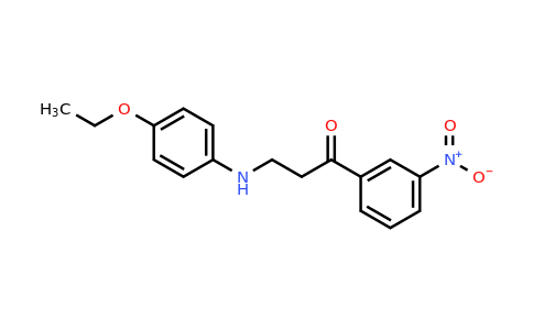 CAS 477320-03-9 | 3-((4-Ethoxyphenyl)amino)-1-(3-nitrophenyl)propan-1-one