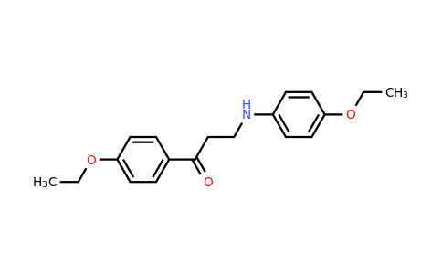 CAS 477320-07-3 | 1-(4-Ethoxyphenyl)-3-((4-ethoxyphenyl)amino)propan-1-one