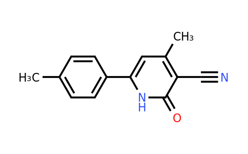 CAS 477320-28-8 | 4-methyl-2-oxo-6-(p-tolyl)-1,2-dihydropyridine-3-carbonitrile