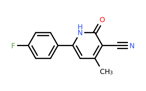 CAS 477320-29-9 | 6-(4-fluorophenyl)-4-methyl-2-oxo-1,2-dihydropyridine-3-carbonitrile