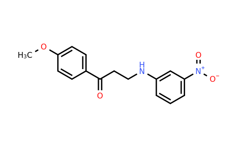 CAS 477333-85-0 | 1-(4-Methoxyphenyl)-3-((3-nitrophenyl)amino)propan-1-one